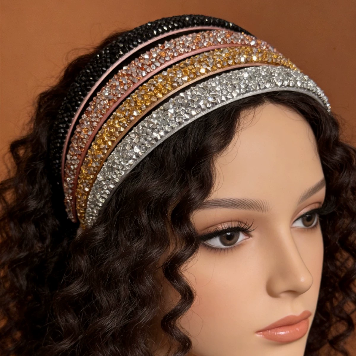 (Cross-border trading), headband, hairgrip, rainbow hair accessory, drill, new collection, diamond encrusted