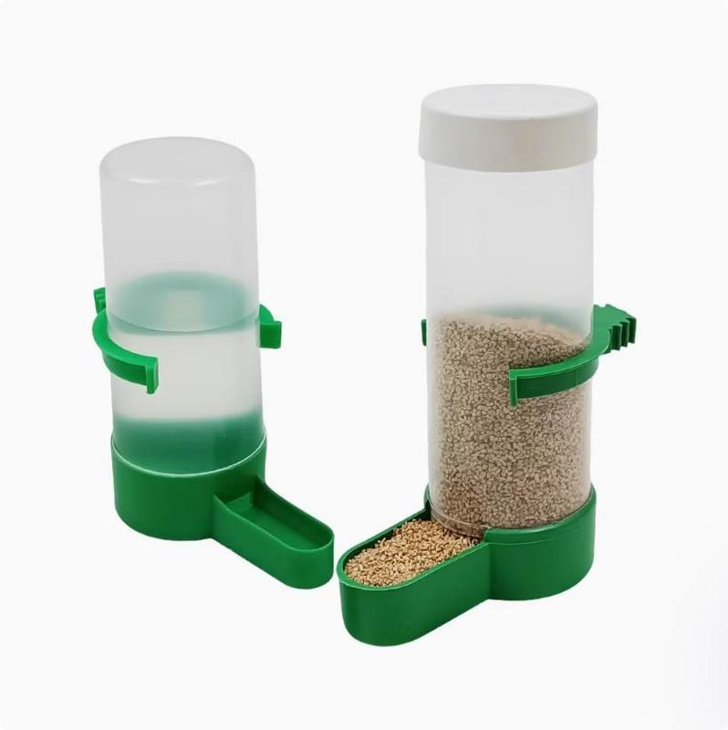 鳥用自動給水器、オウム用給水器、ルチン鶏専用餌箱、鳥かご外付け用品|undefined