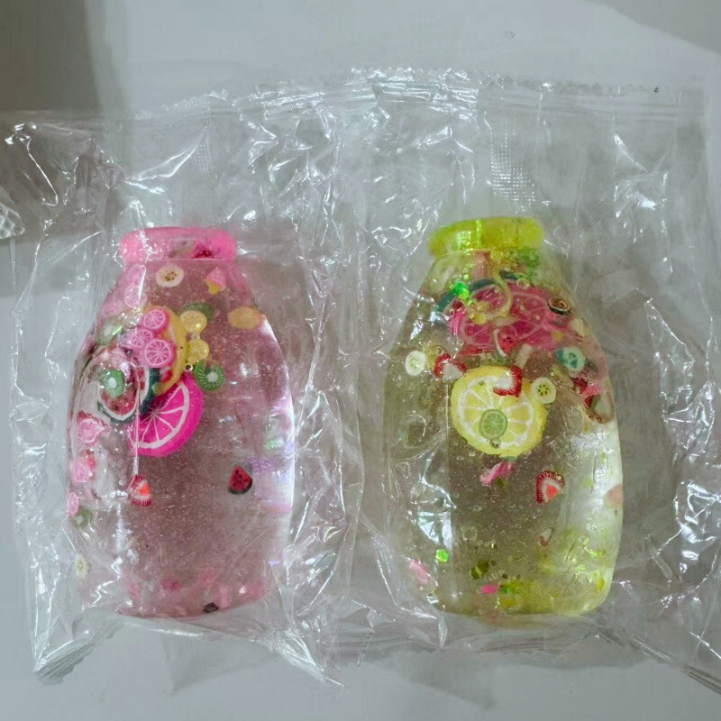 Cross-Border Popular Maltose Floating Bottle Squeeze Toy with Colorful Sequins, Slow Rebound Stress-Relief Creative Toy for Children