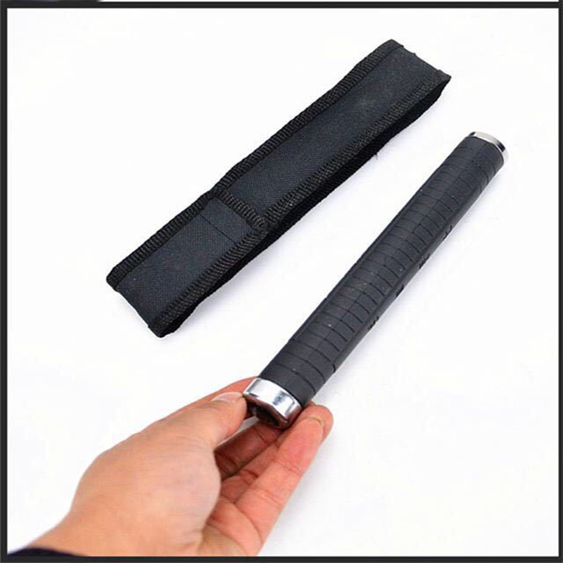 防身武器甩棍三节棍伸缩棒短车载自卫棍聚酯棍簧甩棍PC塑料甩辊