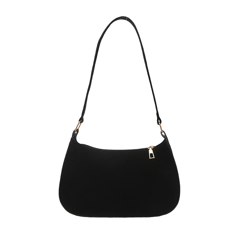 2024 invierno nuevo estilo de nicho de estilo retrógrado diseño de alto valor de la personalidad portátil de hombro de moda casual bolsas axilales