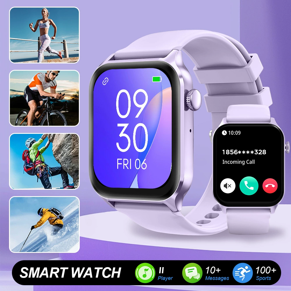 Эксклюзивная трансграничная поставка умных часов Z145 1.83inch года с функцией мониторинга движения, поддержкой Bluetooth-звонков, ультратонким водонепроницаемым корпусом и интеллектуальным мониторингом.