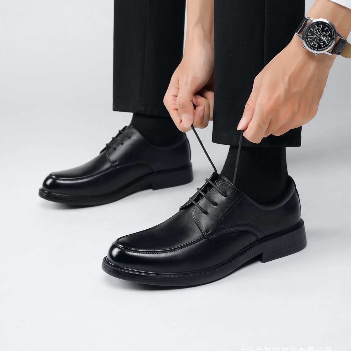 Leather Shoes Men's 2025 New Black Soft Sole Groom's Wedding Shoes Formal Business Men's Casual Leather Shoes