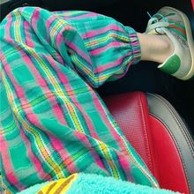 休闲裤宽松斤300运动码筒裤胖子超大长裤韩版直男女男春夏束脚裤