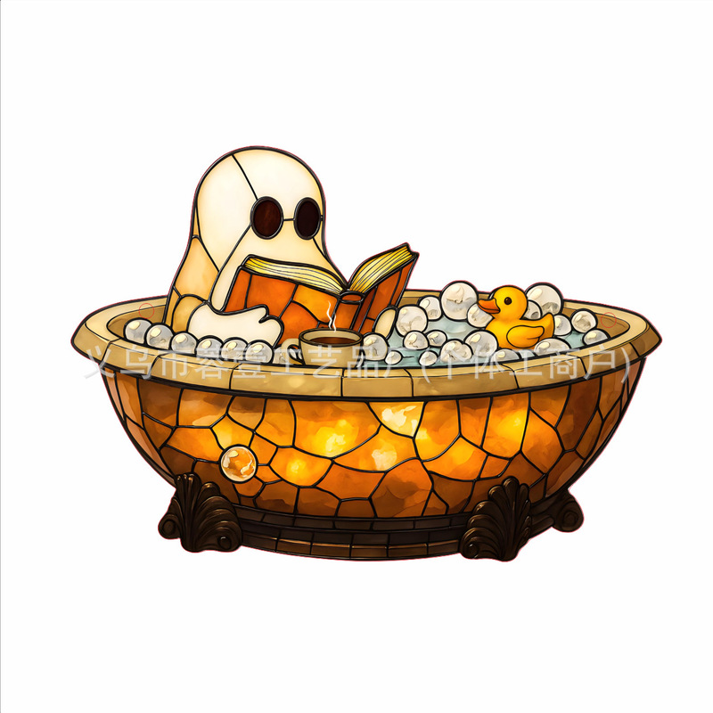 クロスボーダーかわいい小さなゴーストアクリルゴシックスタイルハロウィンお化け屋敷の装飾家の庭の装飾|undefined