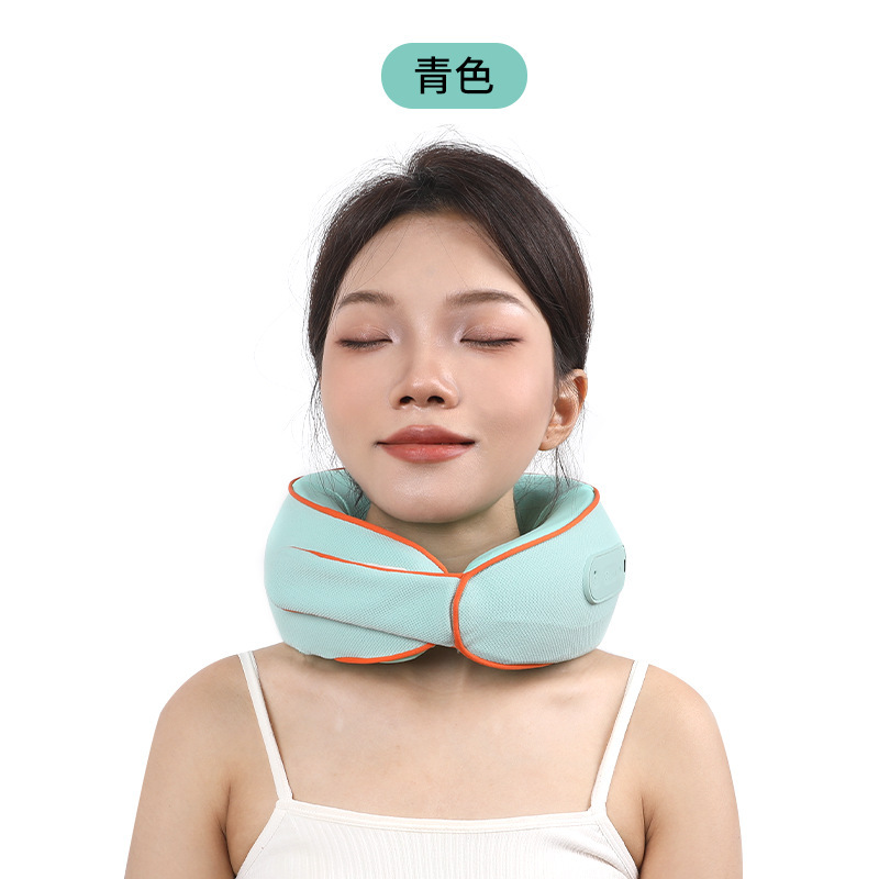 u型按摩枕肩颈按摩仪器多功能家用热敷颈椎按摩仪器理疗揉捏护颈|undefined