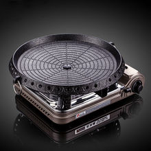 韓國燒烤盤無煙烤肉鍋卡式爐不粘韓式麥飯石烤盤戶外家用