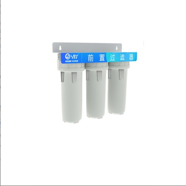 Purificador de agua de la cocina hogar de 10 pulgadas Filtro frontal de tres niveles purificador de agua del grifo purificador de agua filtro Filtro de botella elemento