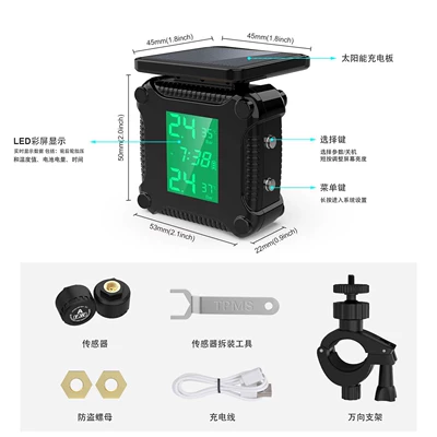 Tire pressure monitoring system and Electric Vehicles, Wireless Digital - external