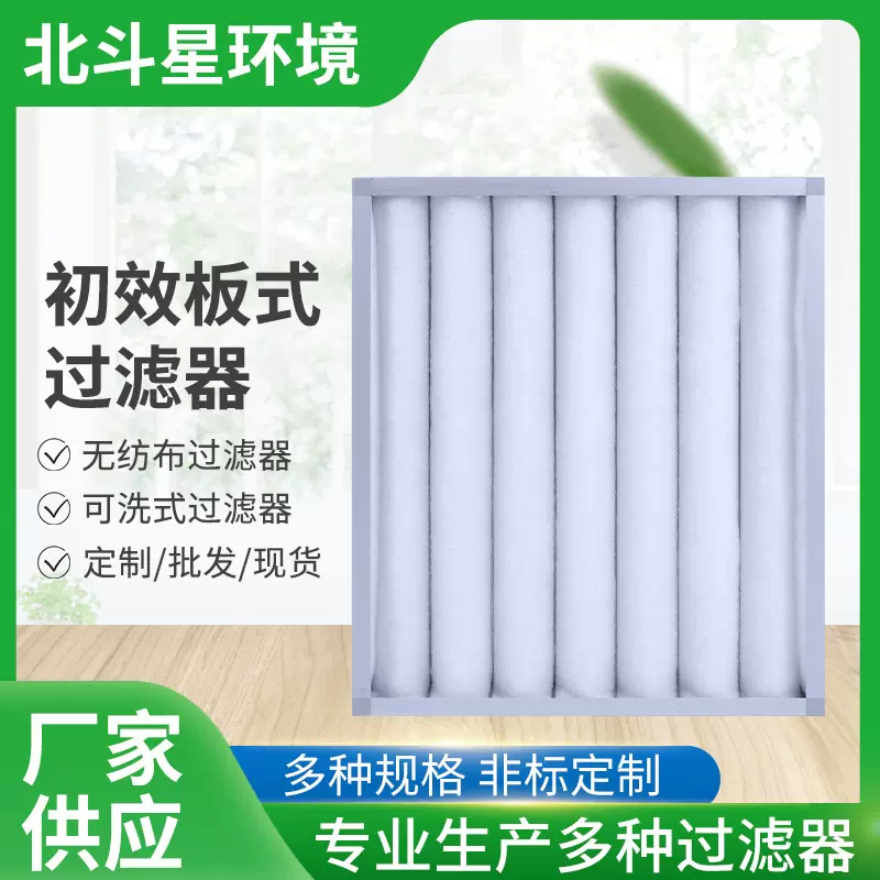 初效过滤器初效板式过滤器批发现货G4铝框空气过滤器可洗式阻燃防