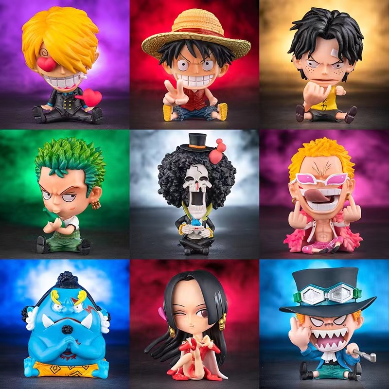 Seated One Piece Hand-made Luffy Empress...