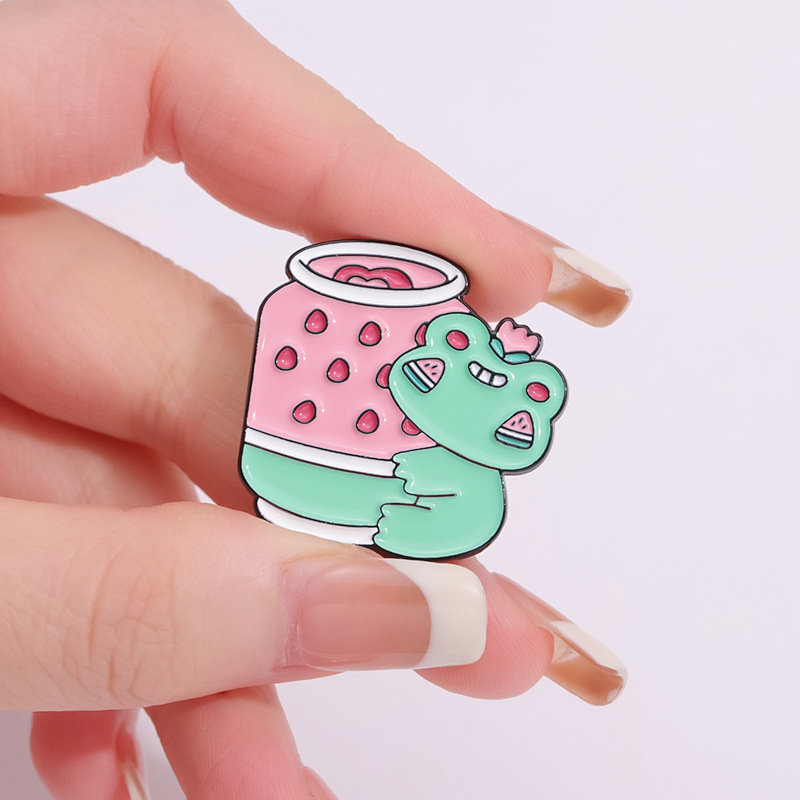 Cute Pin Animal Zinc Alloy Stoving Varnish Unisex Brooches display picture 6