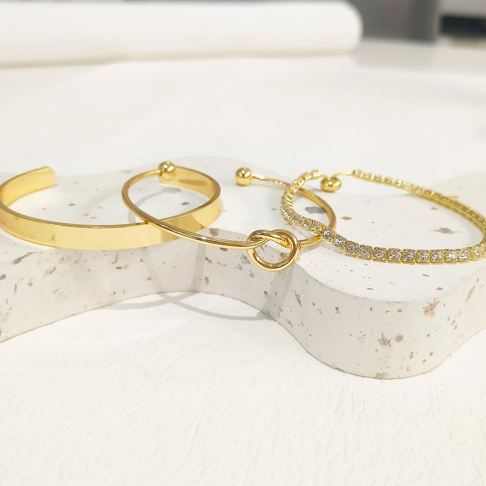 Minimalistische Layering Armbänder Für Damen Stapelbar_voghion.com