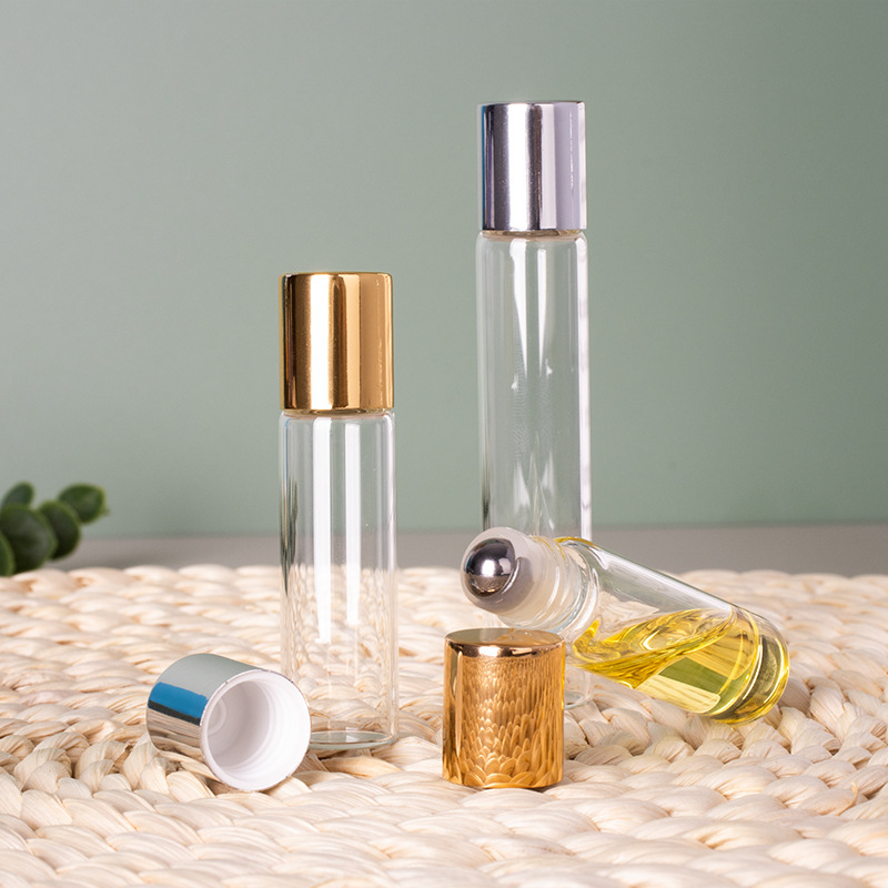 ローリングボールボトル 2ml5ml10ml エッセンシャルオイルボトル香水ローリングボールボトル空ボトル化粧品ボトル包装ガラス詰め替えボトル|undefined