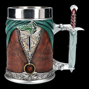 Cross-border New Products Lord of the Rings Beer Mug Hot US TV Series Movie Souvenir Lord of the Rings Mug Personalized Gift
