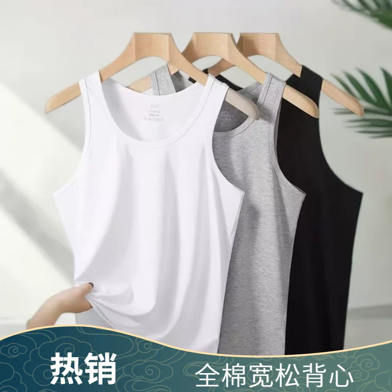 Хлопковый Comfortable базовый летний тонкий минималистичный эластичный дышащий жилет, для среднего возраста