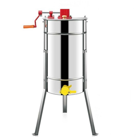 【厂家直销】养蜂工具不锈钢摇蜜机/三框手动出口型不锈钢内框