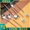 Spoon stainless steel, fork, Japanese tableware, set home use