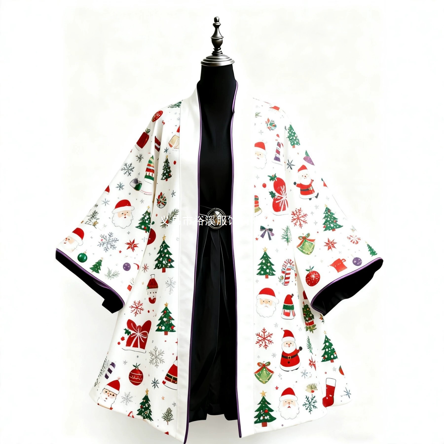 2026 New Cross-Border Independent Website Christmas Halloween Skull 3D Summer Thin Robe Kimono