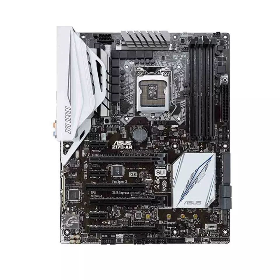 Материнская плата Asus, совместимая, бесшумная, Z170