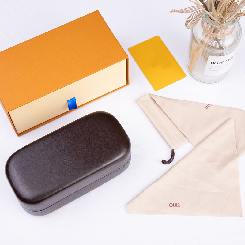 L large anti-compression sunglasses juvenile storage high-grade suit high-grade PU leather compression fashion quality glasses box