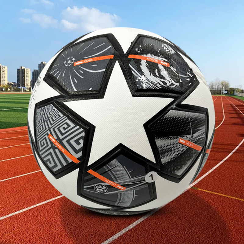 既製品のヨーロッパワールドカップ5号球 大人用プレミアリーグ試合用耐摩耗性サッカーボール チャンピオンズリーグPUレザー製サッカーボール|undefined