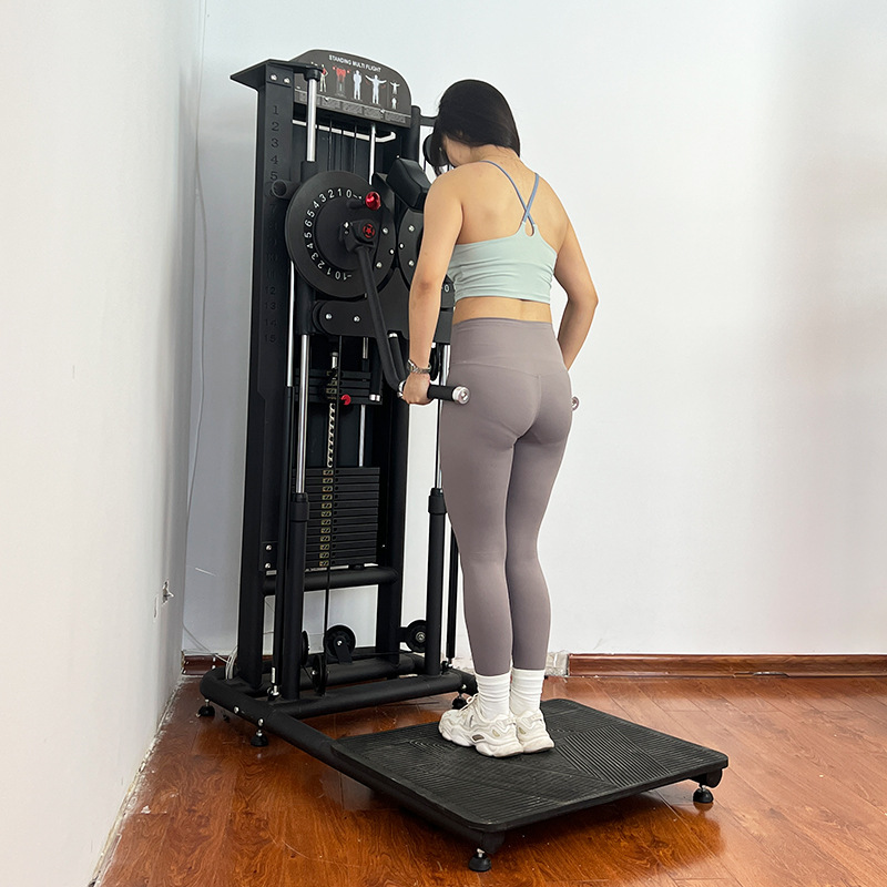 Equipo de ejercicios especial para gimnasio Lang Ming entrenador de aves mariposa máquina de expansión de pecho brazo recto comercial de pecho