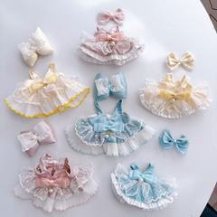 子供服の新型網糸レースの波点スカートの蝶結びの真珠のペンダントだけを販売しています。