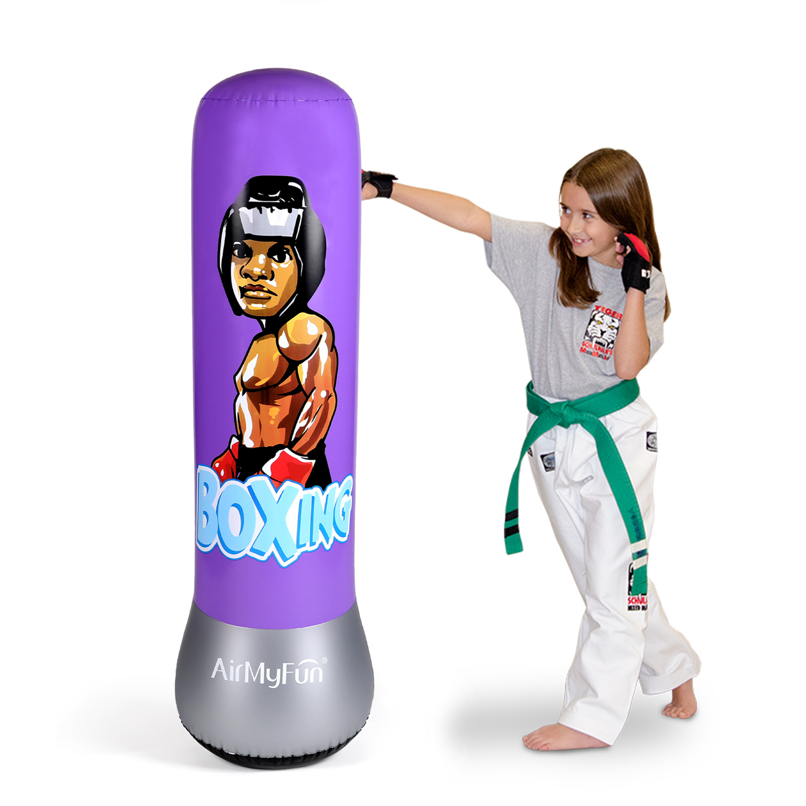 Doctor Dolphin | Vaso inflable para niños 120cm columna de boxeo 160cm columna de boxeo inflable para niños