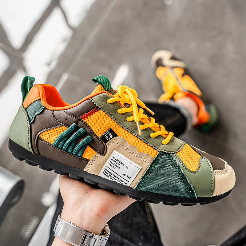 Новые летние модные туфли Форрест Гамп с низким берцем, кроссовки-бини на мягкой подошве, мужская повседневная обувь в стиле ретро, ​​спортивная дышащая мужская обувь