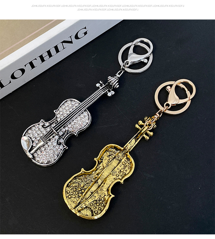 Estilo Moderno Aleación Violonchelo Unisexo Colgante De Bolsa Llaveros display picture 6