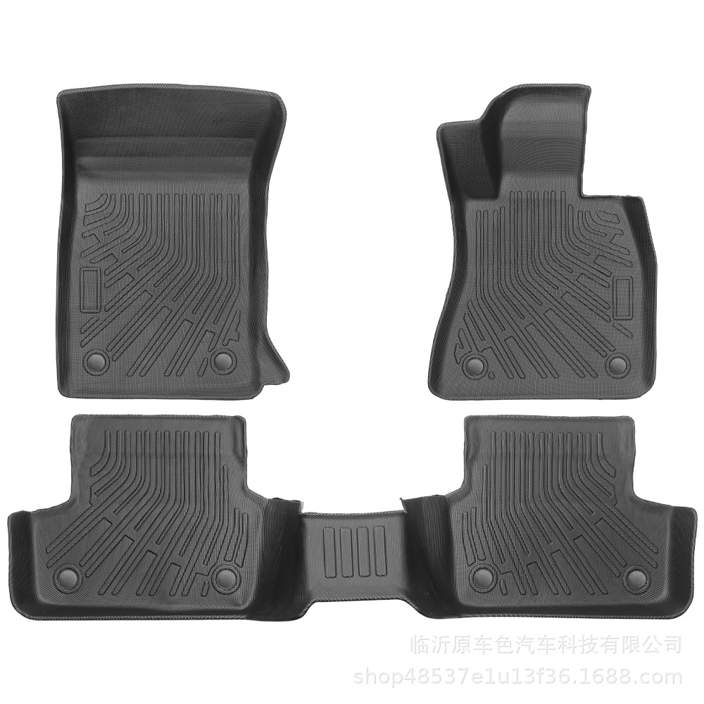 Aplicable a BMW 5Series G30 2017 - 2023 timón derecho 3D todo el tiempo material TPE almohadilla de pie de automóvil