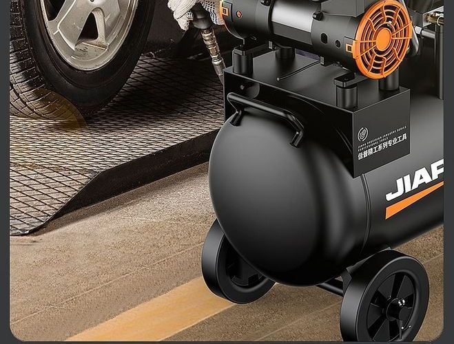 Small 220v air compressor, oil-free, silent, high-pressure air pump for woodworking and painting, wholesale
