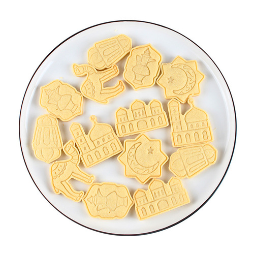 Biscuit Mold 3D Plastic Set for Home Use, Stereo Cake Cookies Pressing Baking Tool, Stamp Mold