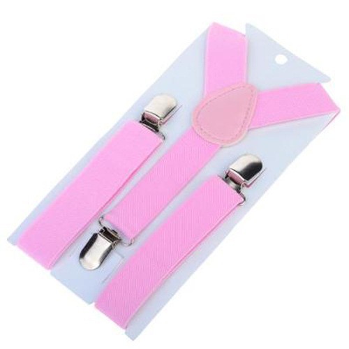 Children's 3-clip Y-shaped elastic shoulder strap+bow tie