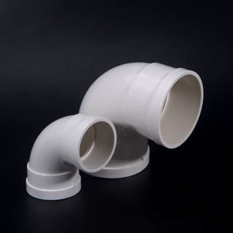 厂价供应PVC排水管件弯头排水管配件90度直角45度弯头批发