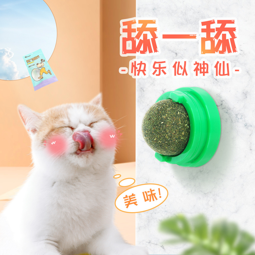 Bola de hierba gatera palo de gato rallador de dientes de gato