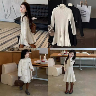 ͯ�bŮͯ��ɫ�n��ᘿ��B��ȹ2025�ﶬ���¿�r�����L��ë��ȹ��Ů