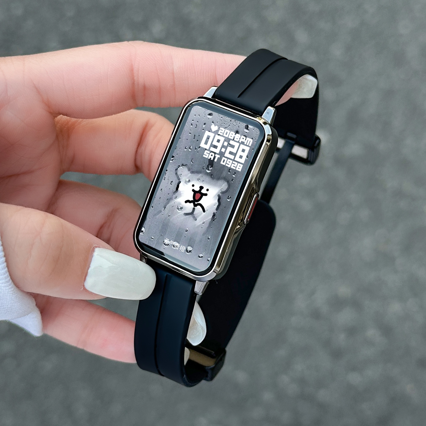 Smart Bracelet 8Pro Women's Heart Rate Sleep Blood Pressure Health Multi-Functional Magnetic Silicone Payment Sports Watch for Men