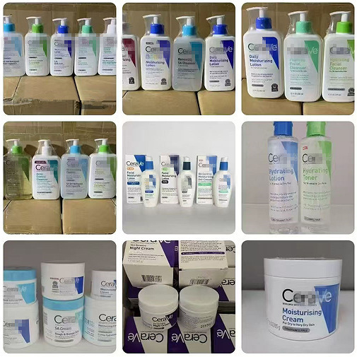 Cross-Border Exclusive Supply of Cera Ve Skin Care Cleansing Cream, Night Cream, Eye Cream, Essence Facial Cleanser, Day and Night Am Pm Cream
