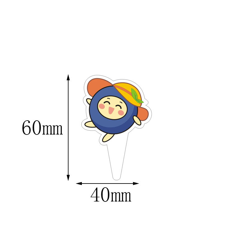 카툰 블루베리 카드(100개) H25, 100개