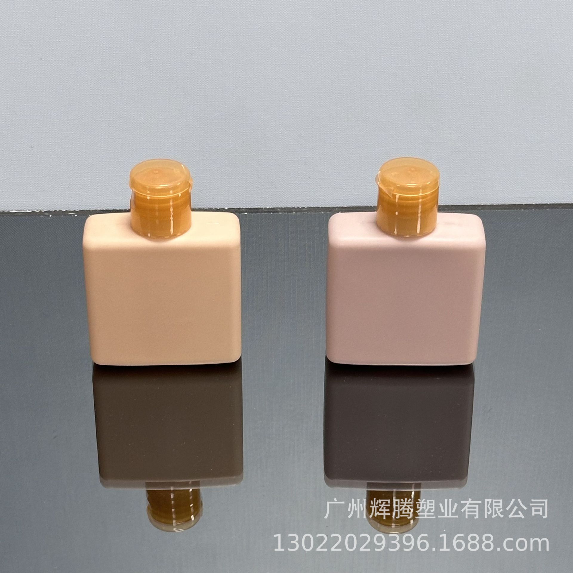 60ml四方瓶 毛绒料扁瓶  护手霜精华乳液瓶 70ml防晒乳瓶 PE空瓶