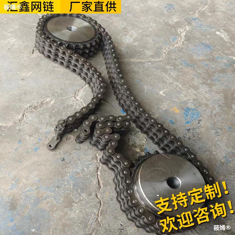 三排链条链轮08B工业传动齿轮45#钢6分12A16A单双排链轮链条|ru