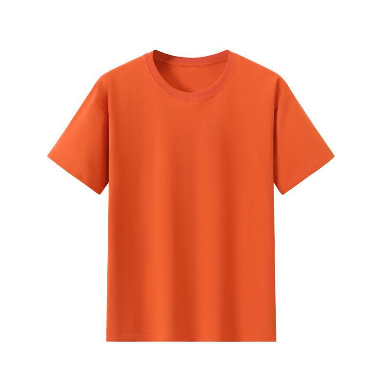 Comercio exterior europeo y americano camiseta de algodón de hielo logotipo impreso personalizado camiseta publicitaria cuello redondo personalizado manga corta personalizada cultura