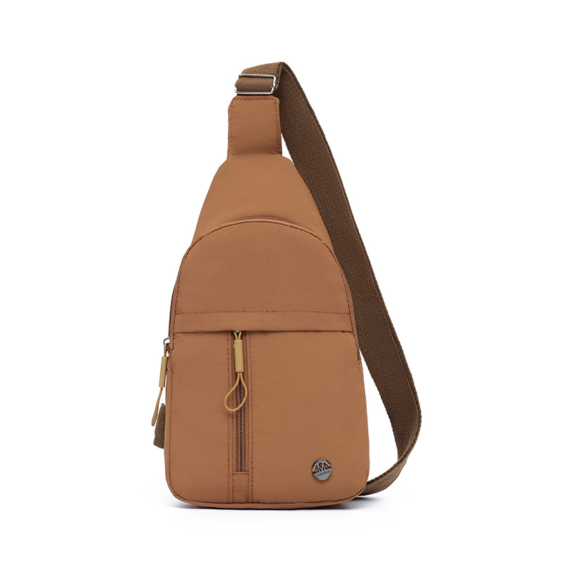 Bolso de pecho de tendencia transfronteriza para mujer multifuncional nuevo bolso de mensajero ligero hilo bordado tendencia mochila deportiva pequeña bolsa diagonal