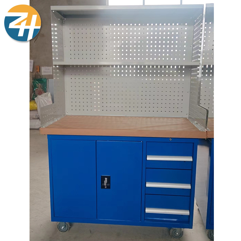 厂家批发车间工具柜工作桌 修理装配重型钳工操作移动工作桌柜