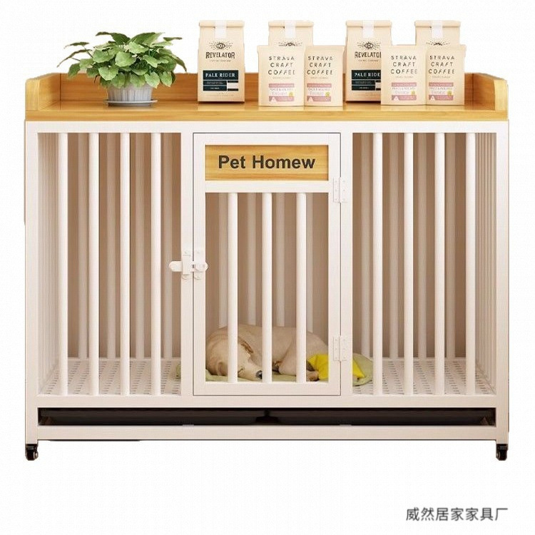 狗笼子大型中型犬室内带厕所分离加厚加粗笼不卡脚家用宠物笼|undefined