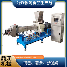 2d3d油炸食品生产线 油炸鱿鱼卷生产设备 小鱼酥零食生产线
