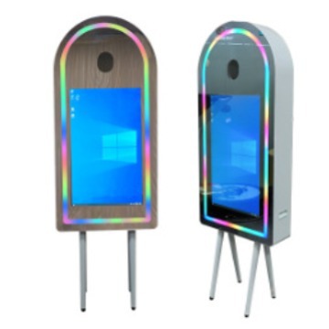 跨境工厂直销360魔镜照相亭 2024新品拍照一体机mirrorbooth