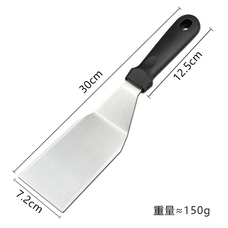 烧烤3件套不锈钢提拉米苏铲子 甜品蛋糕铲刀脱模粉刮平铲斜口铲子|undefined